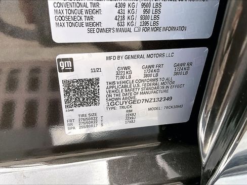 Used 2022 Chevrolet Silverado 1500 LTZ w/ LTZ Convenience Package II AWD/4WD image 30