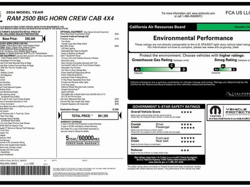 Certified 2024 RAM 2500 Big Horn w/ Bed Utility Group image 4