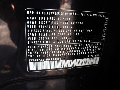 Used 2022 Volkswagen Tiguan SEL R-Line AWD/4WD image 42