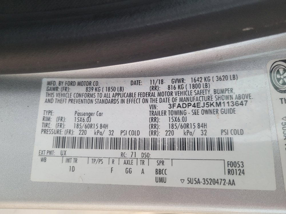 Used 2019 Ford Fiesta SE FWD image 33