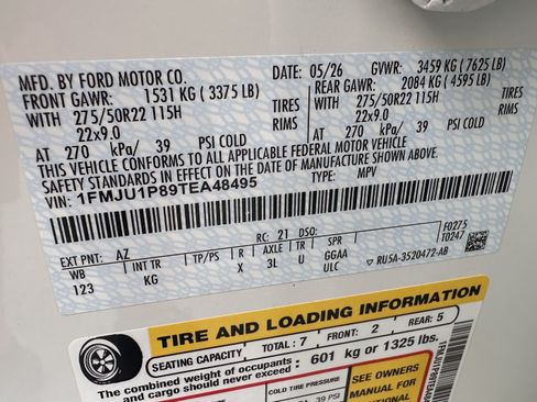 New 2026 Ford Expedition King Ranch AWD/4WD image 33