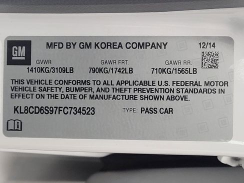 Used 2015 Chevrolet Spark LT image 33