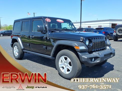 Certified 2023 Jeep Wrangler Unlimited Sport AWD/4WD image 1