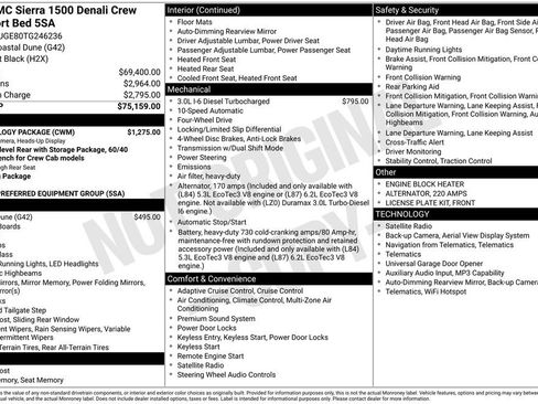 New 2026 GMC Sierra 1500 Denali w/ Technology Package AWD/4WD image 36