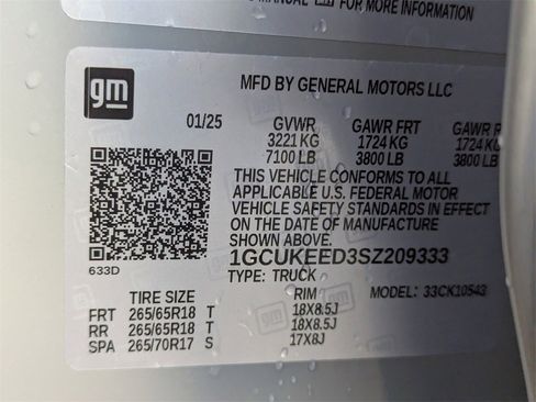 Certified 2025 Chevrolet Silverado 1500 RST w/ Convenience Package II image 54