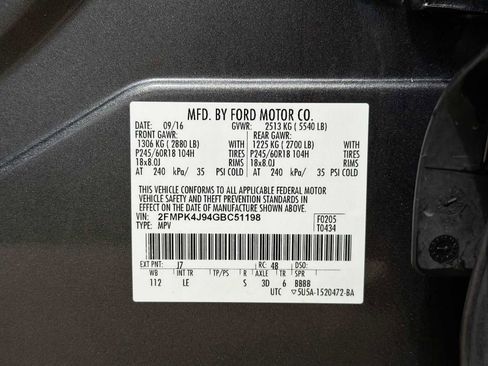 Used 2016 Ford Edge SEL w/ Equipment Group 201A AWD/4WD image 29