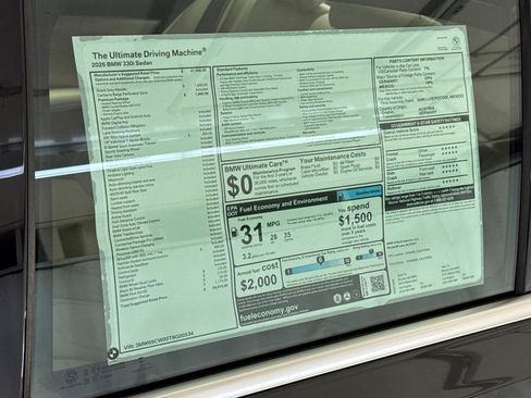 Used 2026 BMW 330i Sedan w/ Premium Package RWD image 29