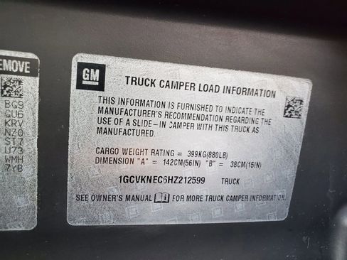 Used 2017 Chevrolet Silverado 1500 W/T w/ Black Out Edition image 56