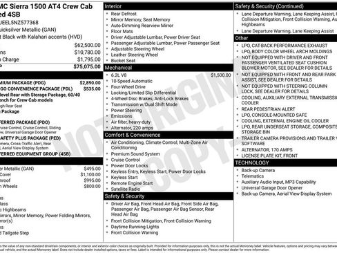Used 2022 GMC Sierra 1500 AT4 w/ AT4 Premium Package AWD/4WD image 5