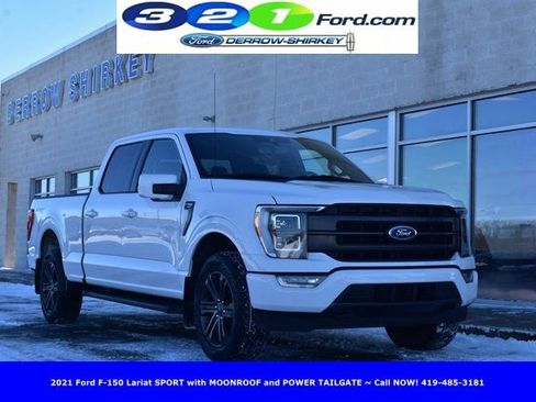 Used 2021 Ford F150 Lariat w/ Equipment Group 502A High image 1