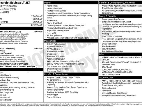 Used 2026 Chevrolet Equinox LT w/ Convenience Package II AWD/4WD image 21