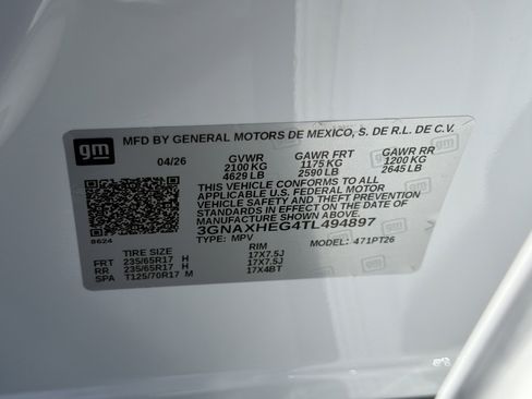New 2026 Chevrolet Equinox LT w/ Safety and Technology Package FWD image 30
