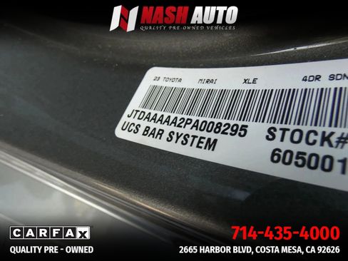 Used 2023 Toyota Mirai XLE Sedan 4D w/ Advanced Technology Package image 62