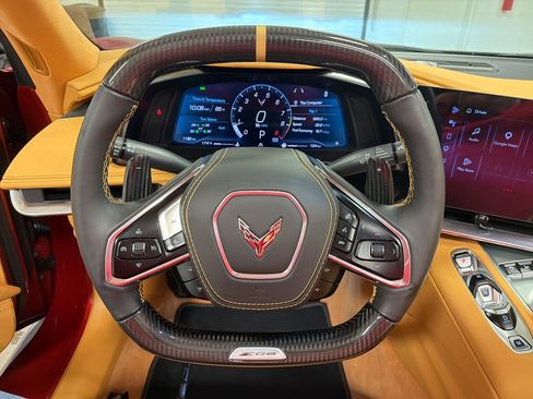 Used 2025 Chevrolet Corvette Z06 w/ Chrome Exterior Badge Package RWD image 16