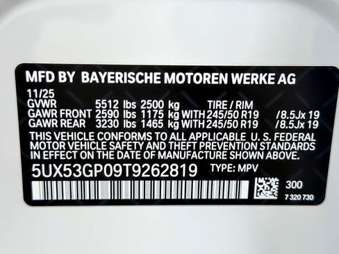 Used 2026 BMW X3 xDrive30i w/ Convenience Package AWD/4WD image 29