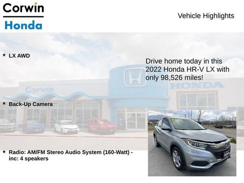 Used 2022 Honda HR-V LX image 6
