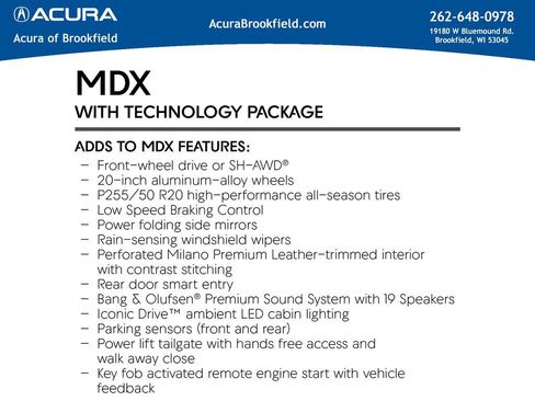 New 2026 Acura MDX SH-AWD w/ Technology Package image 8