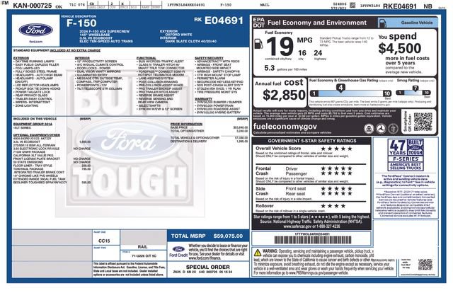 Used 2024 Ford F150 XLT w/ Tow/Haul Package AWD/4WD image 32