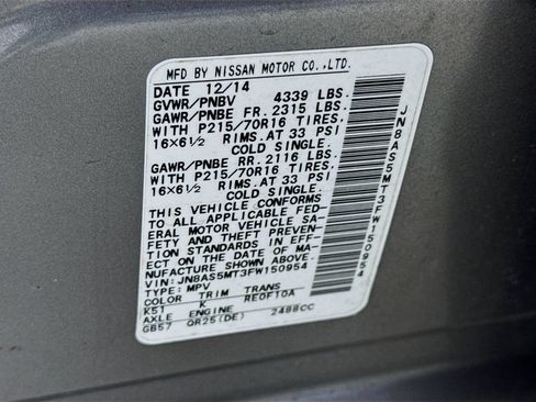 Used 2015 Nissan Rogue S w/ Convenience Package FWD image 37
