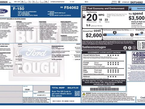 New 2025 Ford F150 XLT w/ Equipment Group 302A MID image 6
