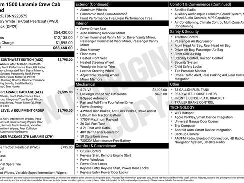 Used 2022 RAM 1500 Laramie w/ Laramie Southwest Edition AWD/4WD image 21