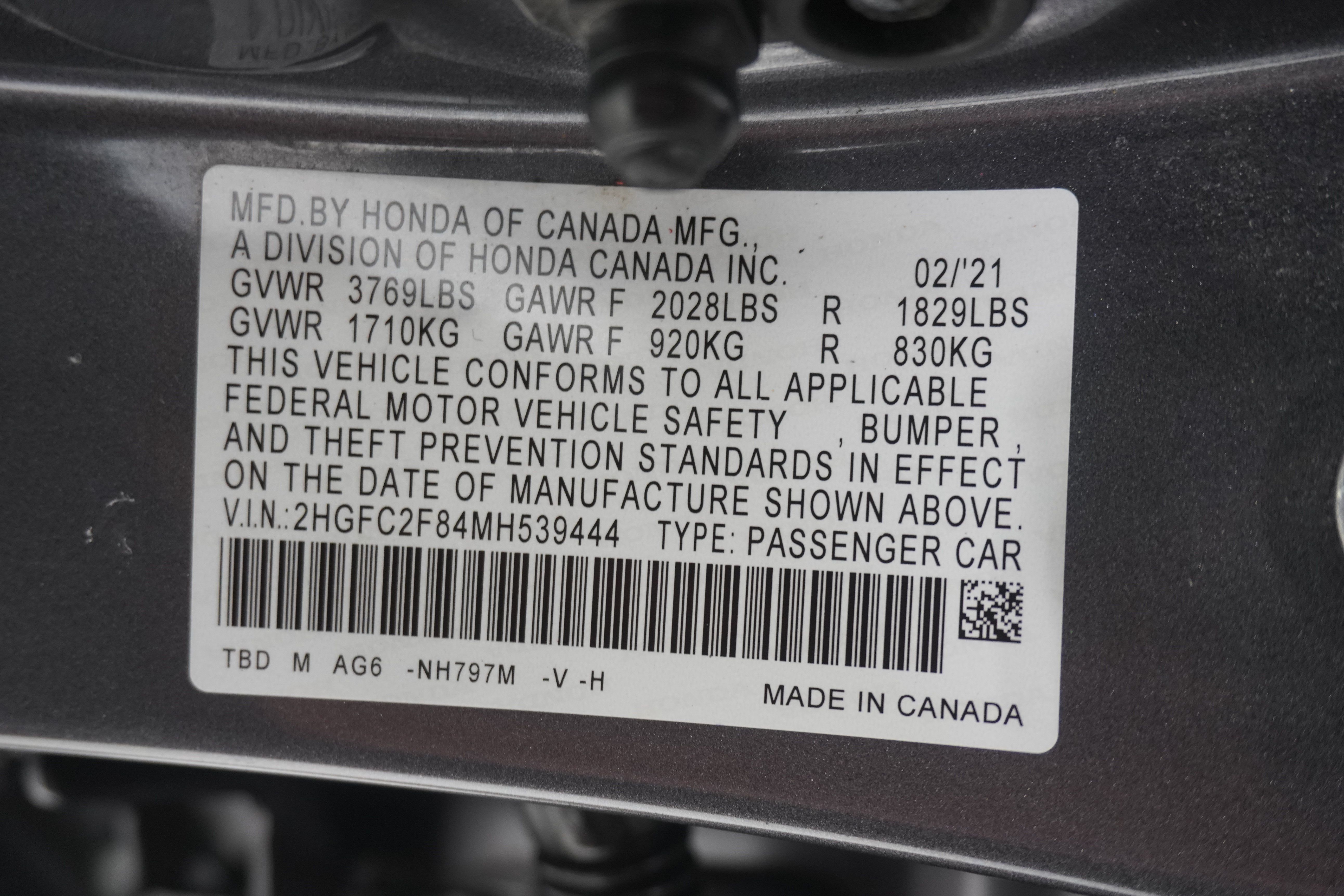 Used 2021 Honda Civic Sport image 27