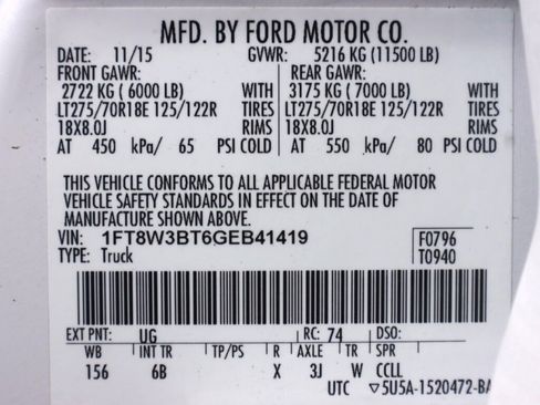 Used 2016 Ford F350 Lariat w/ Lariat Ultimate Package image 49