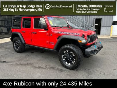 Certified 2024 Jeep Wrangler Unlimited Rubicon 4xe w/ Technology Group