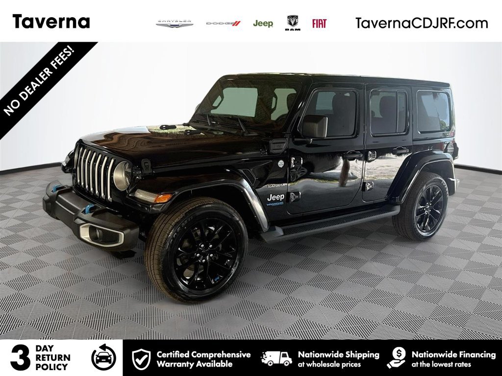 Used 2022 Jeep Wrangler Unlimited Sahara w/ Cold Weather Group AWD/4WD image 1
