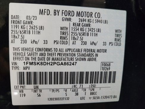 Used 2023 Ford Explorer XLT w/ Equipment Group 202A AWD/4WD image 33