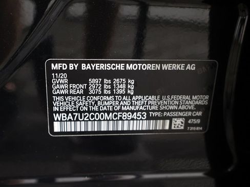 Used 2021 BMW 750i xDrive w/ M Sport Package AWD/4WD image 65