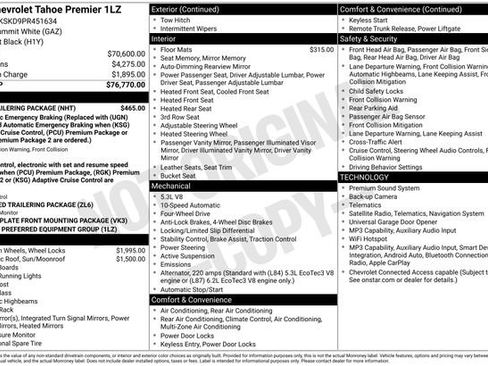 Certified 2023 Chevrolet Tahoe Premier w/ Max Trailering Package image 10