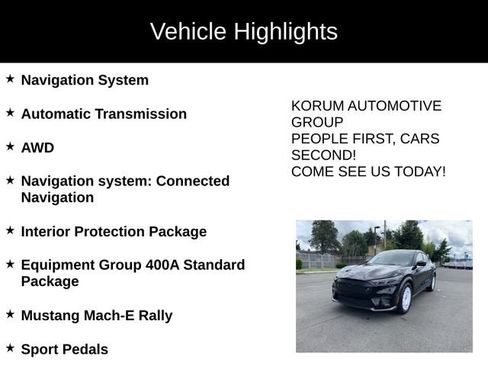 New 2025 Ford Mustang Mach-E GT w/ Interior Protection Package image 4