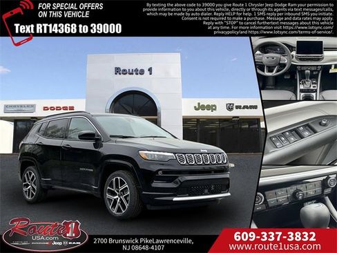 New 2025 Jeep Compass Limited w/ Elite Group image 1
