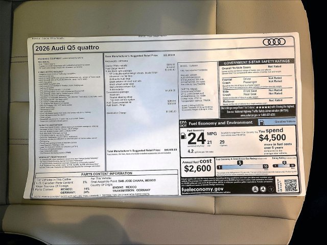 New 2026 Audi Q5 2.0T AWD/4WD image 11