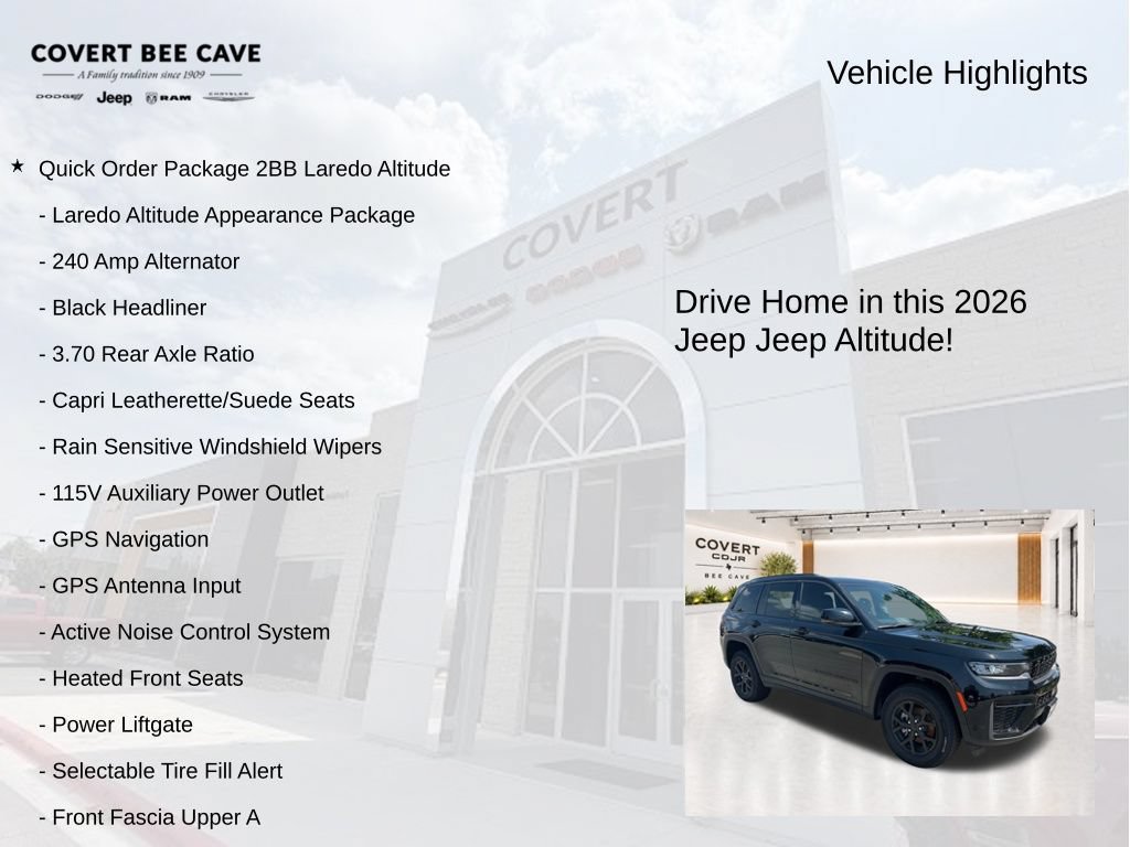 New 2026 Jeep Grand Cherokee Altitude AWD/4WD image 8