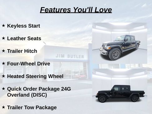 Used 2023 Jeep Gladiator Overland w/ Popular Equipment Package AWD/4WD image 16