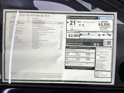 New 2026 Mercedes-Benz GLE 450 4MATIC image 18