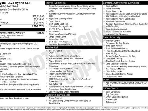 Used 2023 Toyota RAV4 XLE w/ XLE Grade Weather Package image 27