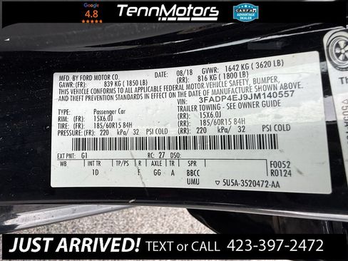 Used 2018 Ford Fiesta SE FWD image 21