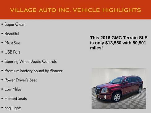 Used 2016 GMC Terrain SLE w/ Convenience Package AWD/4WD image 7