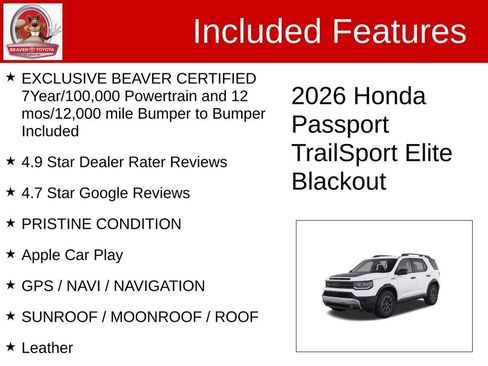Used 2026 Honda Passport TrailSport Elite image 4