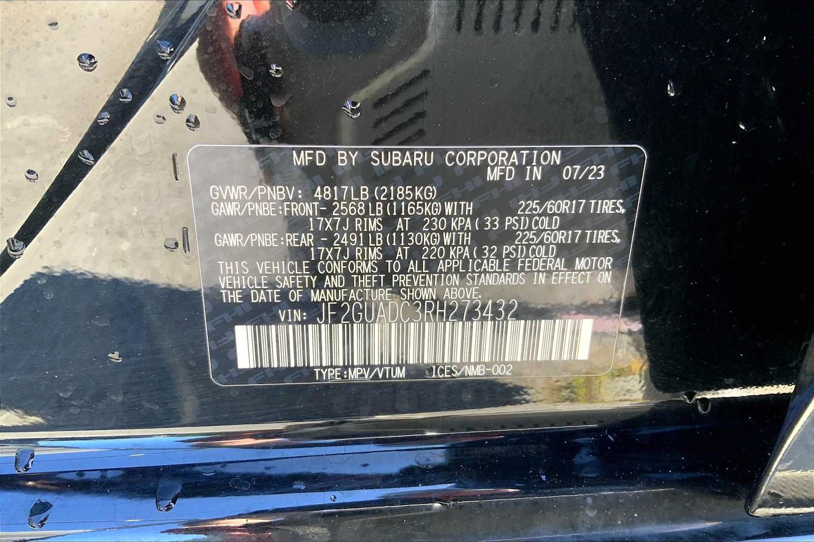 Certified 2024 Subaru Crosstrek 2.0i Premium AWD/4WD image 34