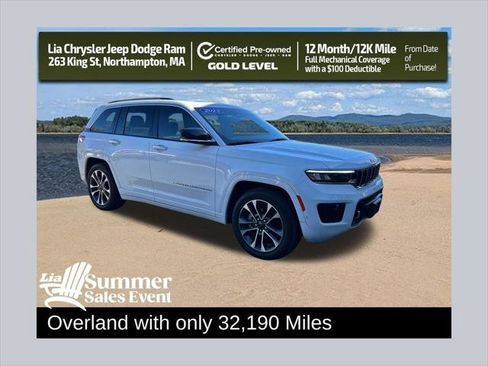 Certified 2023 Jeep Grand Cherokee Overland w/ Luxury Tech Group IV AWD/4WD image 1