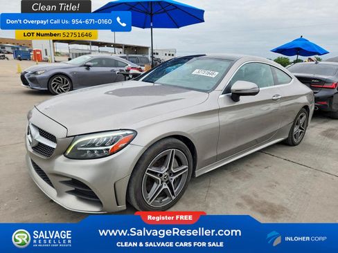 Used 2019 Mercedes-Benz C 300 4MATIC Coupe w/ AMG Line image 1