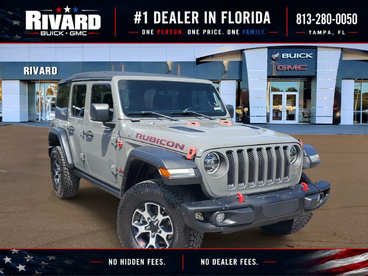 Used 2022 Jeep Wrangler Unlimited Rubicon w/ Steel Bumper Group AWD/4WD image 1