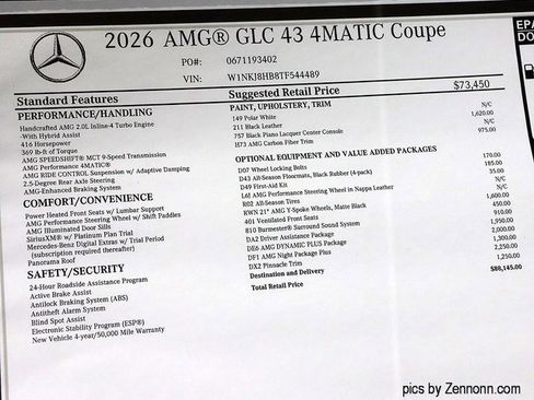 New 2026 Mercedes-Benz GLC 43 AMG GLC 43 AMG image 29