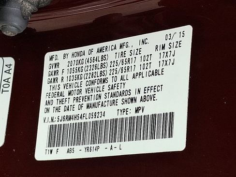 Used 2015 Honda CR-V EX image 26