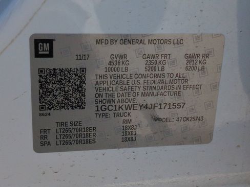 Used 2018 Chevrolet Silverado 2500 LTZ w/ Duramax Plus Package AWD/4WD image 52