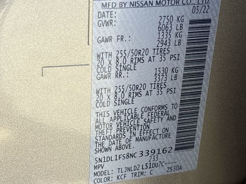 Used 2022 INFINITI QX60 Luxe w/ Cargo Package image 37